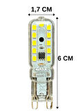 (1 Adet) Osaka 5W 6500K (Beyaz Işık) G9 Duylu Led Kapsül Ampul