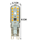 (3 Adet) Osaka 5W 3000K (Sarı Işık) G9 Duylu Led Kapsül Ampul
