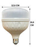 (8 Adet) Osaka 50W (300W) Beyaz Işık E27 Duylu (Kalın Duy) Led Torch Ampul