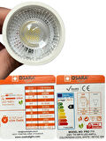(2 Adet) Osaka 7W (50W) Beyaz Işık (6500K) G4 Duylu (İğne Bacak) Led Çanak Ampul