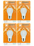 (4 Adet) Osaka 7W (50W) Beyaz Işık (6500K) E27 Duylu (Kalın Duy) Led Mini Ampul