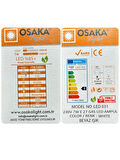 (8 Adet) Osaka 7W (50W) Beyaz Işık (6500K) E27 Duylu (Kalın Duy) Led Mini Ampul