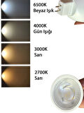 (5 Adet) Osaka 5W (40W) Beyaz Işık (6500K) G4 Duylu (İğne Bacak) Led Çanak Ampul