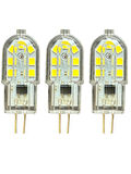 (3 Adet) Osaka 3W Beyaz Işık (6500K) G4 Duylu (İğne Bacak) Led Kapsül Ampul