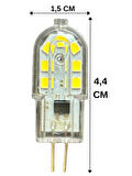 (3 Adet) Osaka 3W Beyaz Işık (6500K) G4 Duylu (İğne Bacak) Led Kapsül Ampul