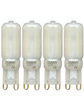 (4 Adet) Osaka Buzlu 5W Beyaz Işık (6500K) G9 Duylu Led Kapsül Ampul