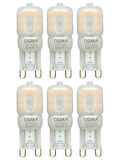 (6 Adet) Osaka 3W Sarı Işık (3000K) Buzlu Dim Edilebilir G9 Duylu Led Kapsül Ampul