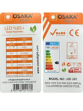 (2 Adet) Osaka 10W Yeşil Işık E27 Duylu (Kalın Duy) Led Ampul