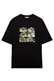 Unisex Oversize T-shirt Star Wars Mandalorian The Child Snack Time