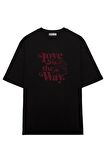 Unisex Oversize T-shirt Star Wars Mandalorian Valentine's Day The Child Love Is The Way