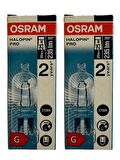 Osram Halopin Pro 20W (25W) 2700K (Sarı Işık) G9 Duylu Halojen Ampul (2 Adet)