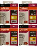 Osram 4.5W (50W) 3000K (Sarı Işık) GU10 Duylu Par16 Led Spot (4 Adet)