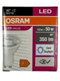 Osram Par16 4.5W (50W) 6500K (Beyaz Işık) GU10 Duylu Led Spot (4 Adet)
