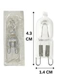Osram Halopin Pro 50W (60W) 2800K (Sarı Işık) G9 Duylu Halojen Ampul (2 Adet)