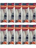 Osram 4,9W (40W) 2700K (Sarı Işık) E14 Duylu Dim Edilebilir Led Ampul (10 Adet)