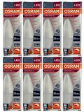 Osram 4,9W (40W) 2700K (Sarı Işık) E14 Duylu Dim Edilebilir Led Ampul (8 Adet)
