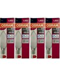Osram 4,9W (40W) 6400K (Beyaz Işık) E14 Duylu Led Ampul (4 Adet)