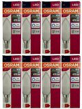 Osram 4,9W (40W) 6400K (Beyaz Işık) E14 Duylu Led Ampul (8 Adet)