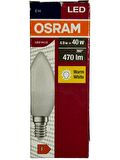 Osram 4,9W (40W) 2700K (Sarı Işık) E14 Duylu Led Ampul (10 Adet)