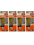 Osram 4W (40W) 6500K (Beyaz Işık) E14 Duylu Eski Tip Görünümlü Led Ampul (4 Adet)