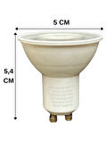 (4 Adet) Osram 6.9W (80W) 2700K (Sarı Işık) GU10 Duylu Led Spot Ampul