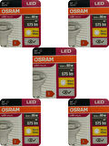 (5 Adet) Osram 6.9W (80W) 2700K (Sarı Işık) GU10 Duylu Led Spot Ampul