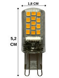 Osram 4W (40W) 2700K (Sarı Işık) G9 Duylu Dim Edilebilir Led Kapsül Ampul (8 Adet)