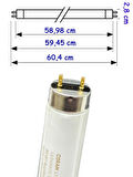 Osram 18W 4000K (Günışığı) G13 Duylu Floresan Ampul