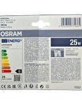 (2'Li Paket) Osram 25W Sarı Işık E14 Duylu (İnce Duy) Buzdolabı Ampulu