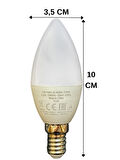 (10 Adet) Ledvance 4,9W (40W) 2700K (Sarı Işık) Dim Edilebilir E14 Duylu (İnce Duy) Led Mum Ampul