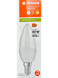 (5 Adet) Ledvance 4,9W (40W) 2700K (Sarı Işık) Dim Edilebilir E14 Duylu (İnce Duy) Led Mum Ampul