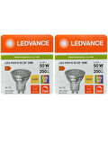(2 Adet) Ledvance 4,5W (50W) 3000K (Sarı Işık) Dim Edilebilir GU10 Duylu Led Spot Ampul