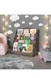 Lucky Montessori Ahşap Çocuk Odası 4 Raflı Kitaplık