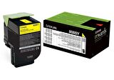Lexmark CX410-80C8SY0 Sarı Toner Yüksek Kapasiteli