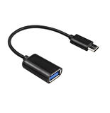 Type C Usb 3.0 Otg Adaptör - Siyah