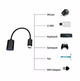 Type C Usb 3.0 Otg Adaptör - Siyah