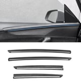 TESLA MODEL Y JUNİPER İÇİN UYUMLU KAPI DÖŞEMESİ ÜST KISIM KAPLAMA 4 PARÇA MAT KARBON