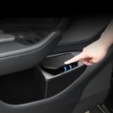 TESLA MODEL Y JUNİPER İÇİN UYUMLU ÖN KAPI ÇÖP KUTUSU - 2’Lİ SET SİYAH