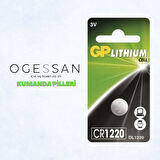 GP 1220 PİL 5 Lİ PAKET