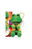 Sevimli kurbağa OTO Araba kokusu  yeşil/sarı elma ve tarçınlı
