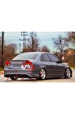HONDA CİVİC VTEC 2 CUSTOM ARKA TAMPON EKİ FİBERGLASS BOYASIZ