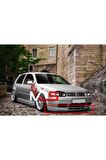 VW GOLF MK4 25. YIL ÖN TAMPON EKİ KARLIK FİBERGLASS BOYASIZ