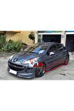 PEUGEOT 207 GTX UYUMLU MARŞPİYEL SAĞ SOL TK FİBERGLASS BOYASIZ
