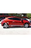 RENAULT MEGANE 3 Uyumlu MARŞPİYEL SAĞ SOL TAK FİBERGLASS BOYASIZ