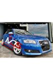 AUDİ A3 HB AERO MARŞPİYEL SAĞ SOL TK FİBERGLASS BOYASIZ