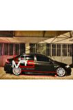 RENAULT MEGANE 2 GTX MARŞPİYEL TAKIM FİBERGLASS BOYASIZ