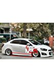 CHEVROLET AVEO SEDAN GTX MARŞPİYEL TAKIM FİBERGLASS BOYASIZ