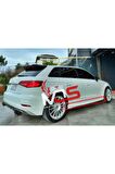 AUDİ A3 HB MARŞPİYEL SAĞ SOL TAKIM FİBERGLASS BOYASIZ