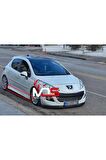 PEUGEOT 207 GTX MARŞPİYEL SAĞ SOL TAKIM FİBERGLASS BOYASIZ