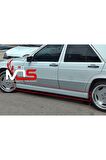 MERCEDES 190E Uyumlu MARŞPİYEL SAĞ SOL TAKIM FİBERGLASS BOYASIZ
